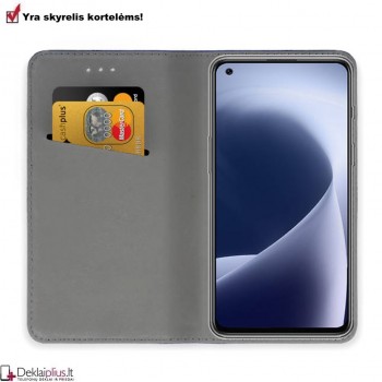 Telone atverčiamas dėklas - juodas (Oneplus Nord 2T/Nord 2T 5G)